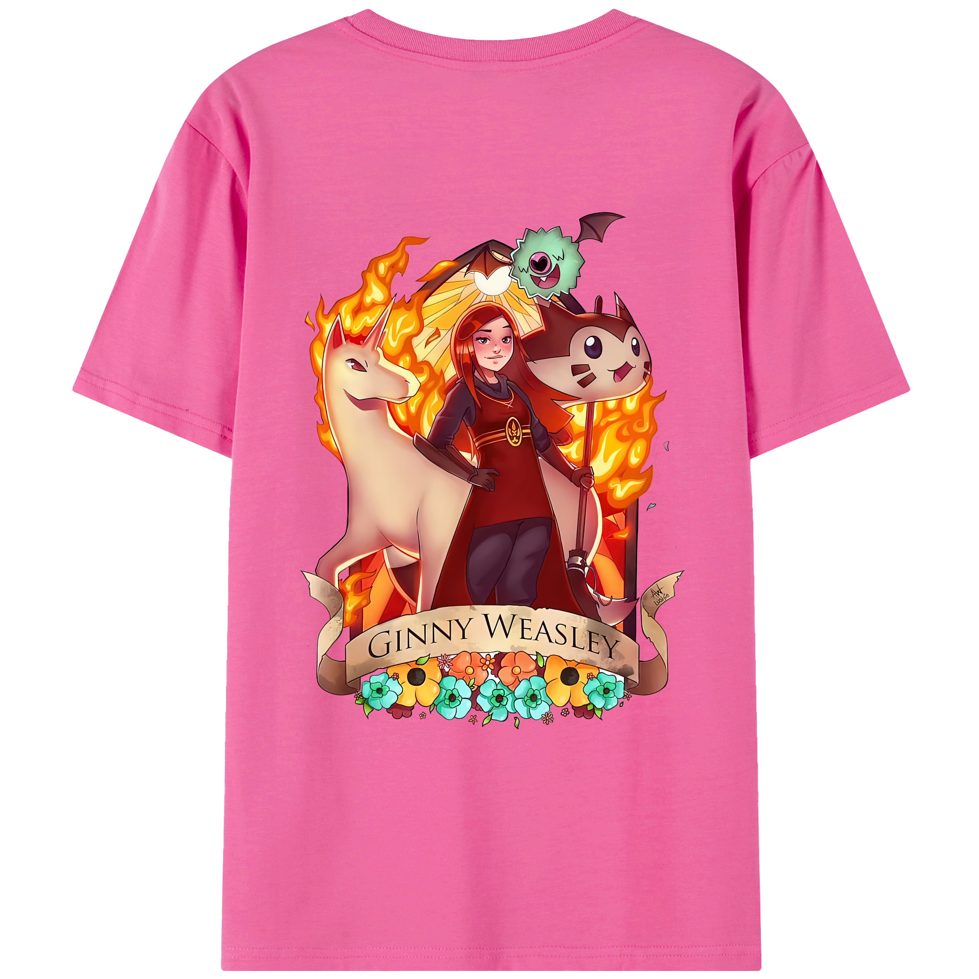 （画像用） Harry Potter ハリー・ポッターシリーズ レディース半袖Tシャツ(バックプリント)